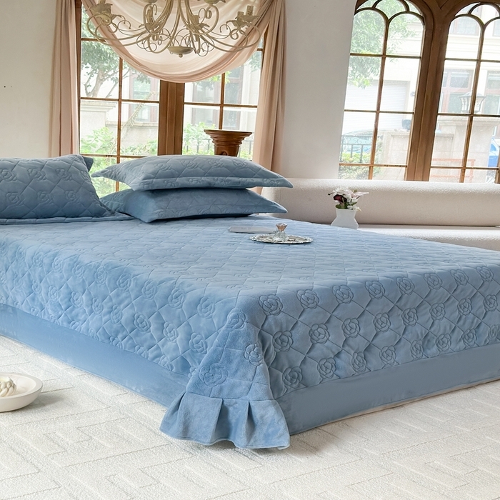 91家纺网 家纺一手货源 找家纺 （总）7V 2025新款牛奶绒床盖