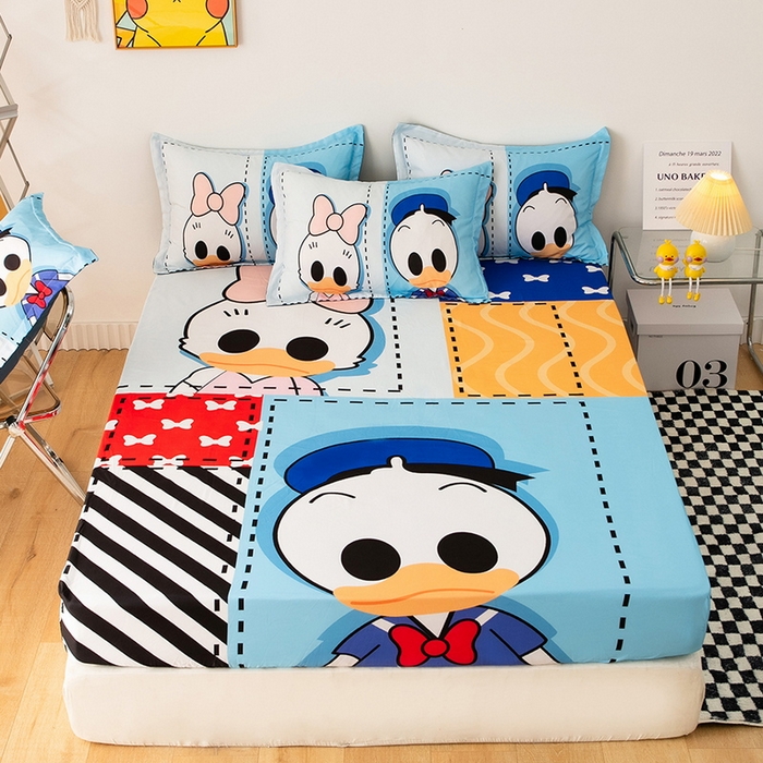 一电 2024新款卡通床单床笠棕垫床套防尘罩席床垫保护套卡通儿童上下床床单床笠-第一批 上课