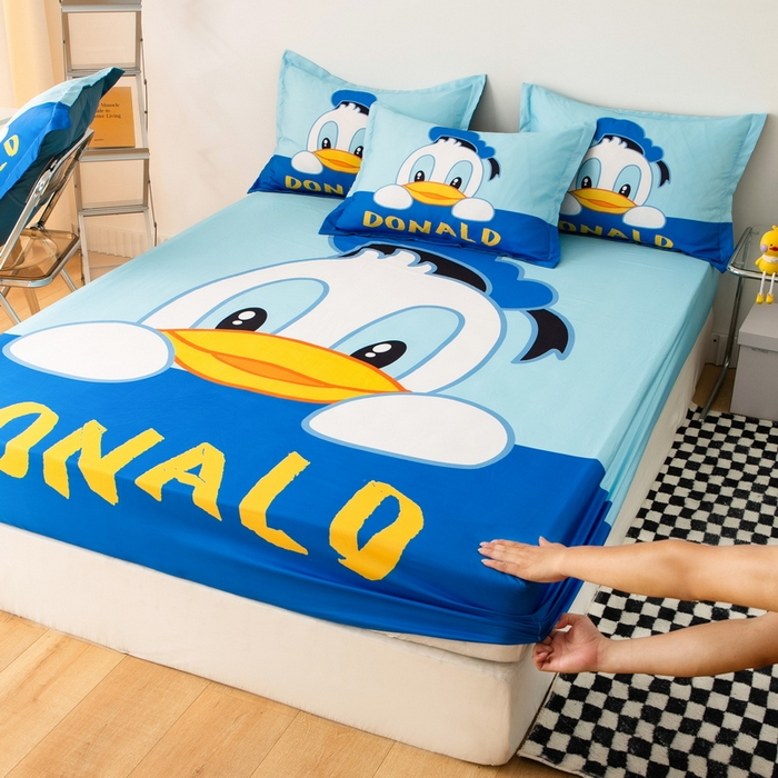 91家纺网 家纺一手货源 找家纺 一电 2024新款卡通床单床笠棕垫床套防尘罩席床垫保护套卡通儿童上下床床单床笠-第一批 起立