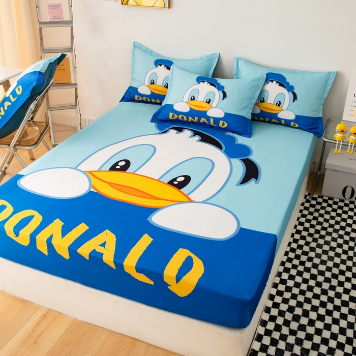 91家纺网 家纺一手货源 找家纺 一电 2024新款卡通床单床笠棕垫床套防尘罩席床垫保护套卡通儿童上下床床单床笠-第一批 起立