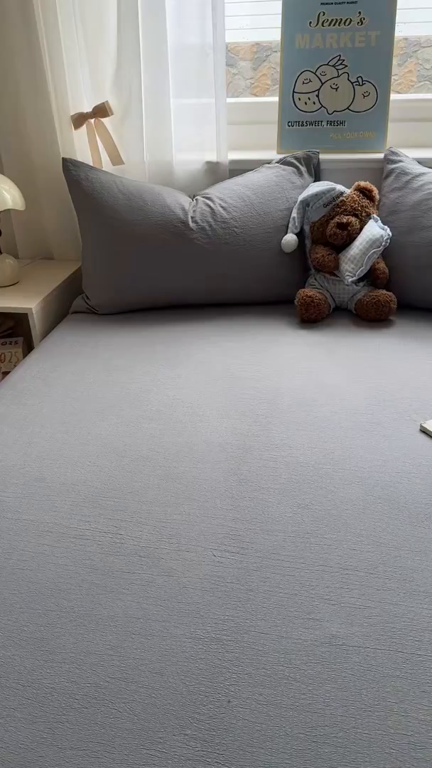 91家纺网 家纺一手货源 找家纺 （总）花伞家居 2025新款A类高克重云感木棉双层纱单床单（提供买家秀）