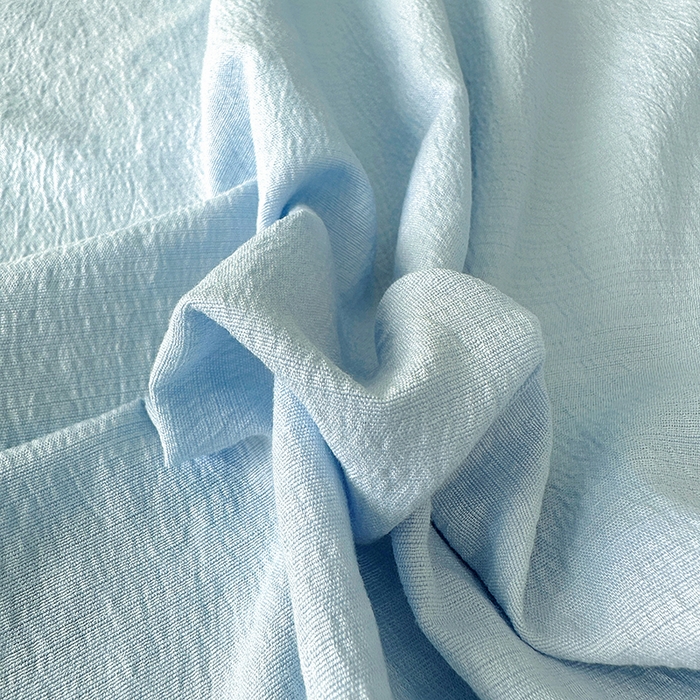 91家纺网 家纺一手货源 找家纺 花伞家居 2025新款A类高克重云感木棉双层纱单床单（提供买家秀） 涧石蓝