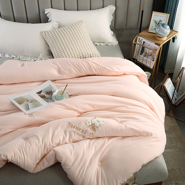 91家纺网 家纺一手货源 找家纺 （总）小牛席业 2025新款棉花朵朵保暖被 春秋被冬被被子被芯