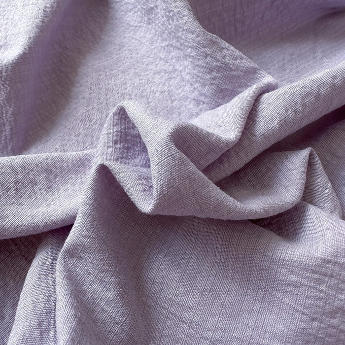 91家纺网 家纺一手货源 找家纺 花伞家居 2025新款A类高克重云感木棉双层纱单床笠（提供买家秀） 风信紫