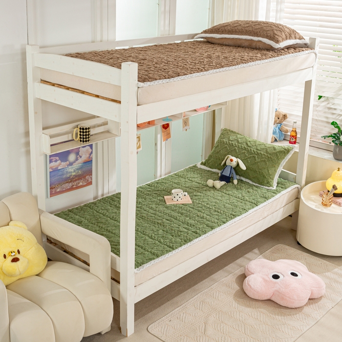 91家纺网 家纺一手货源 找家纺 （总）暖芯优选 2025新款上下铺塔芙绒床垫