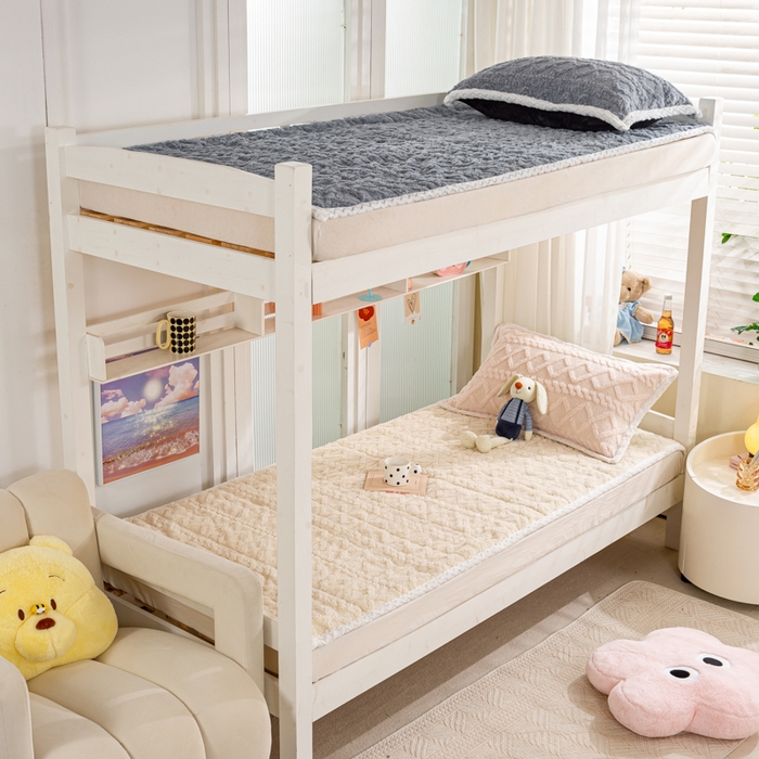 91家纺网 家纺一手货源 找家纺 （总）暖芯优选 2025新款上下铺塔芙绒床垫