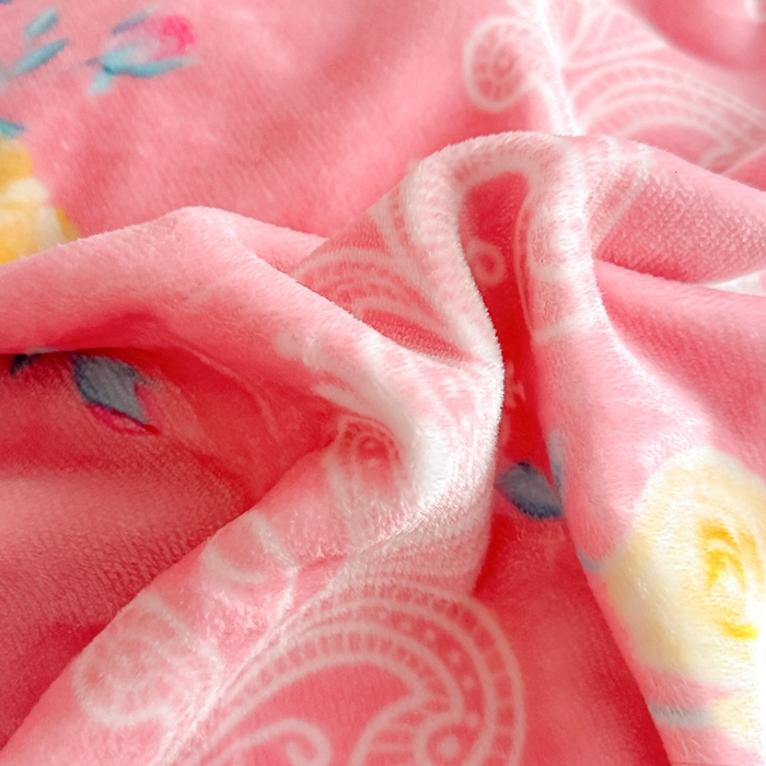 91家纺网 家纺一手货源 找家纺 棉森家纺 2025新款亲肤舒适牛奶绒床盖四件套 魅力花园