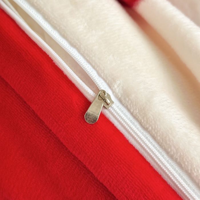 91家纺网 家纺一手货源 找家纺 棉森家纺 2025新款亲肤舒适牛奶绒床盖四件套 郁兔红