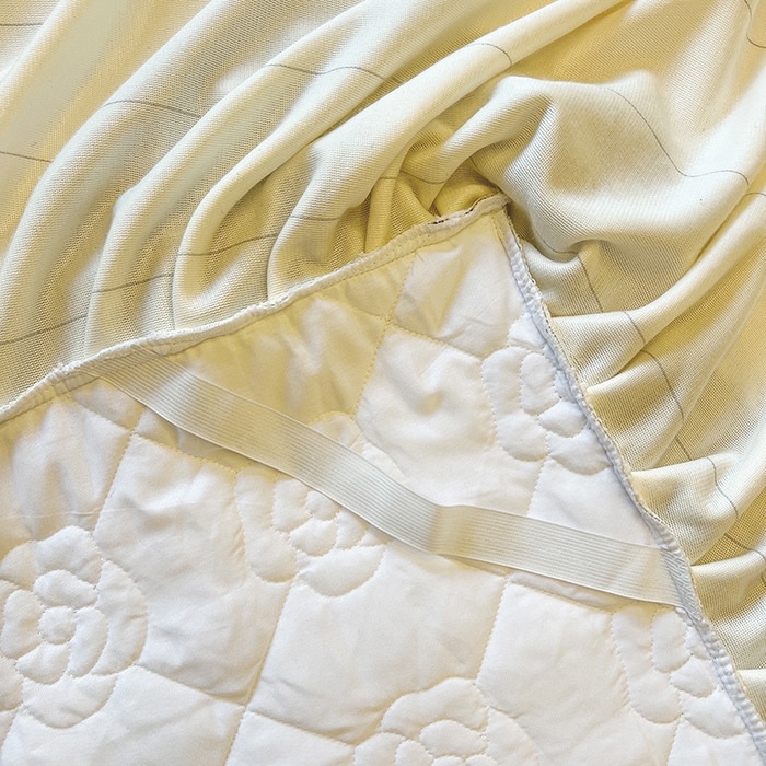 91家纺网 家纺一手货源 找家纺 网红馆（ck家纺） 2025新款高克重牛奶绒单床裙 床裙单件卡妮娜系列 卡妮娜-米色