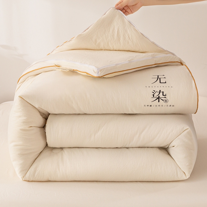 91家纺网 家纺一手货源 找家纺 （总）棉森家纺 2025新款亲肤舒适华夫格大豆子母被被子被芯