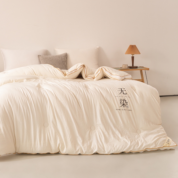 91家纺网 家纺一手货源 找家纺 （总）棉森家纺 2025新款亲肤舒适华夫格大豆子母被被子被芯