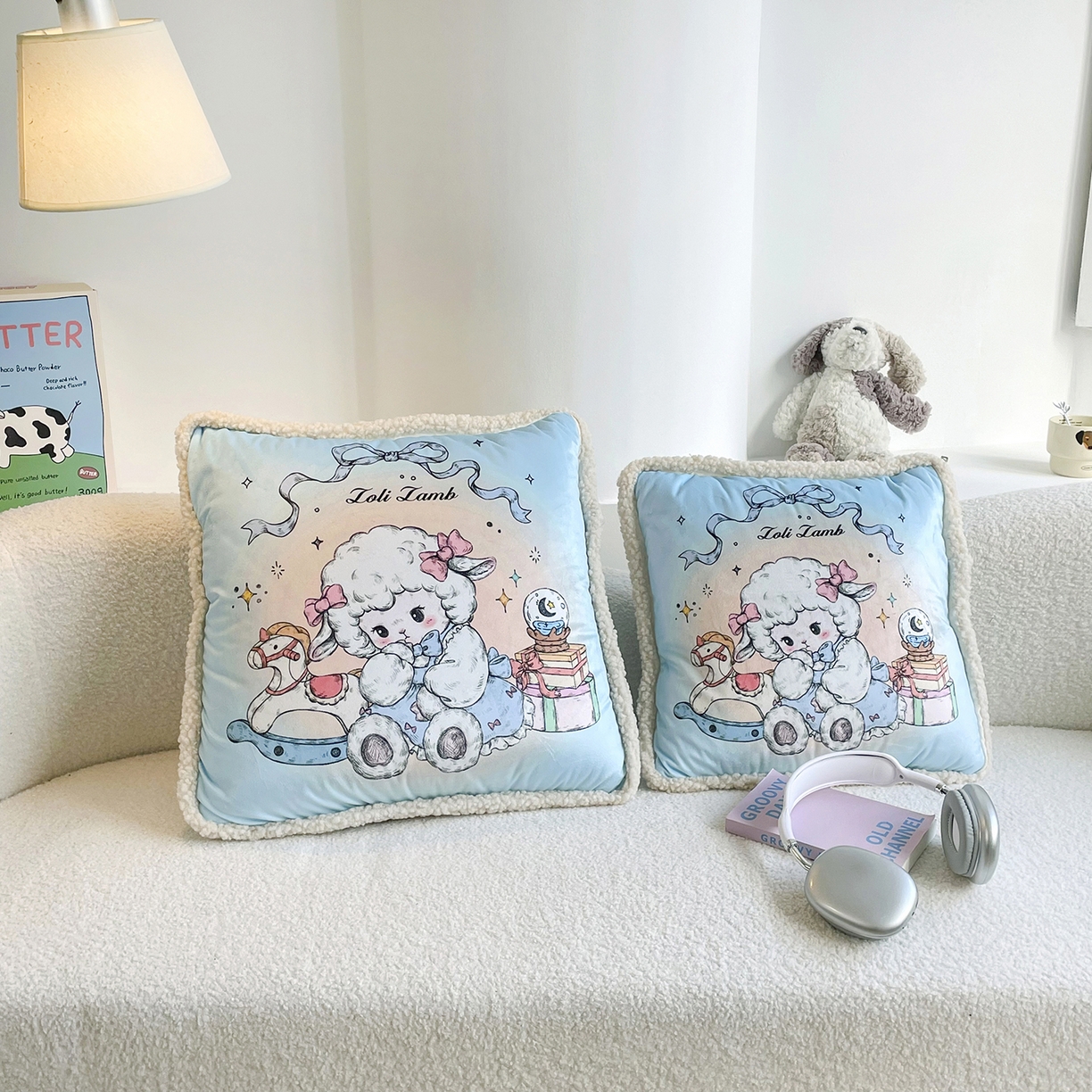 91家纺网 家纺一手货源 找家纺 （总）番茄+ 2025新款羊羔毛花边绒抱枕被