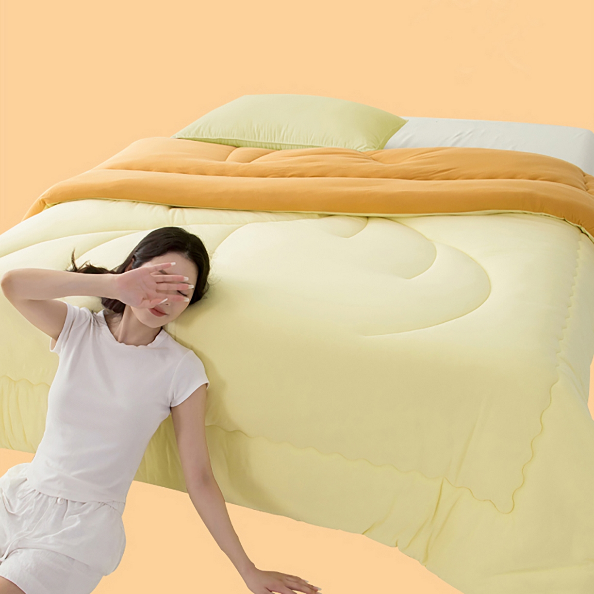 91家纺网 家纺一手货源 找家纺 （总）芭伯妮 2025新款一鹿有你针织大豆被春秋被冬被被子被芯