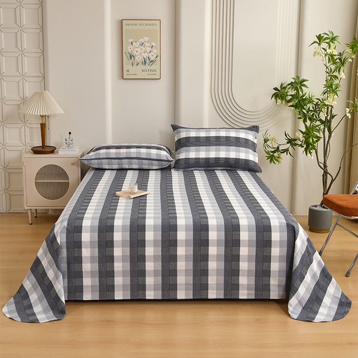 91家纺网 家纺一手货源 找家纺 （总）织雅漫 2025新款非遗加厚全棉色织老粗布床单款-梵高向日葵