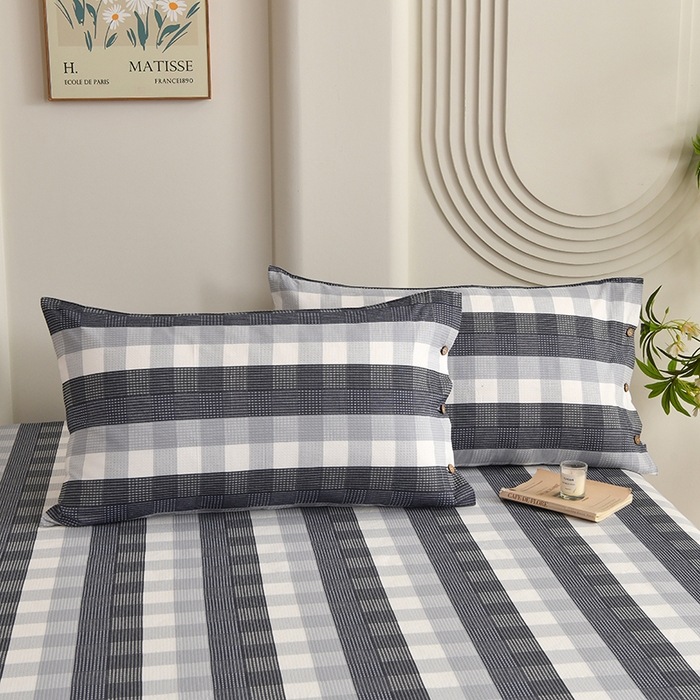 91家纺网 家纺一手货源 找家纺 （总）织雅漫 2025新款非遗加厚全棉色织老粗布床单款-梵高向日葵