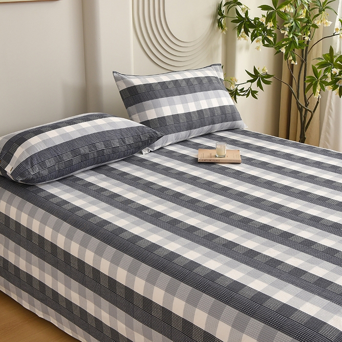 织雅漫 2025新款非遗加厚全棉色织老粗布床单款-梵高向日葵 莫奈星空