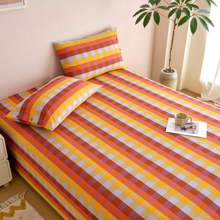 织雅漫 2025新款非遗加厚全棉色织老粗布床单款-梵高向日葵 梵高向日葵