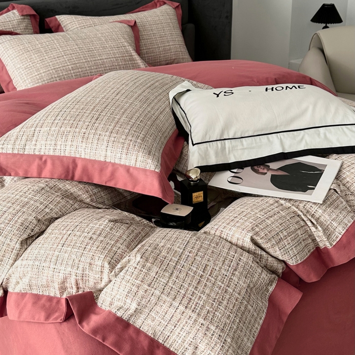 91家纺网 家纺一手货源 找家纺 薏思家纺 2025新款全棉斜纹加厚数码印花-宽边磨毛系列 路易斯 