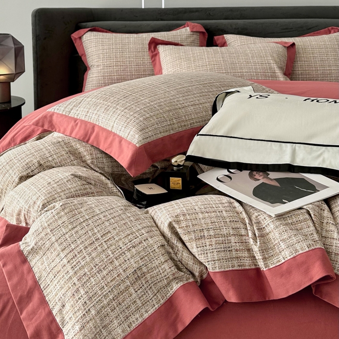 91家纺网 家纺一手货源 找家纺 薏思家纺 2025新款全棉斜纹加厚数码印花-宽边磨毛系列 路易斯 