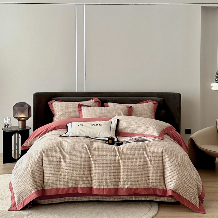 91家纺网 家纺一手货源 找家纺 薏思家纺 2025新款全棉斜纹加厚数码印花-宽边磨毛系列 路易斯 