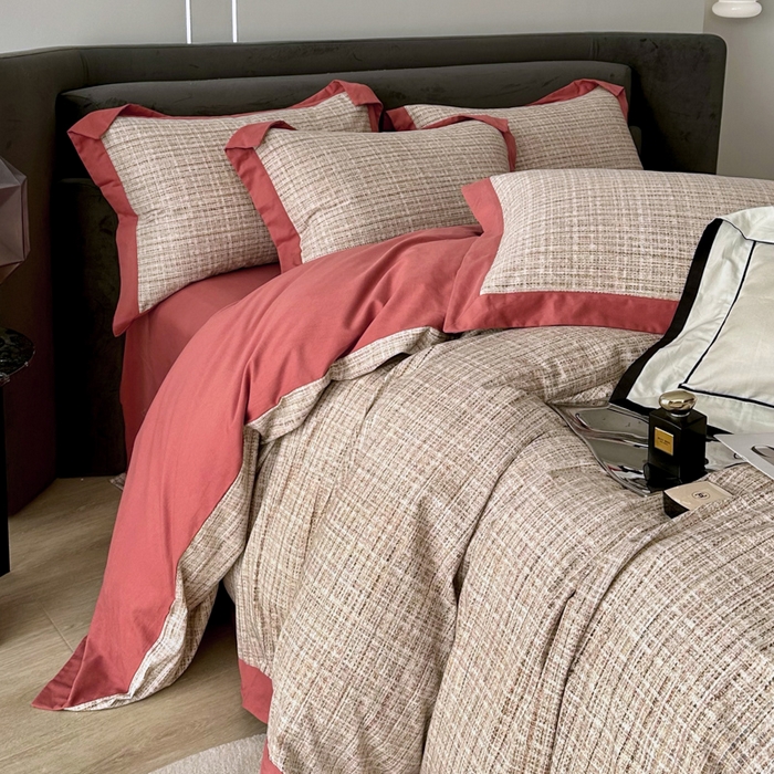 91家纺网 家纺一手货源 找家纺 薏思家纺 2025新款全棉斜纹加厚数码印花-宽边磨毛系列 路易斯 