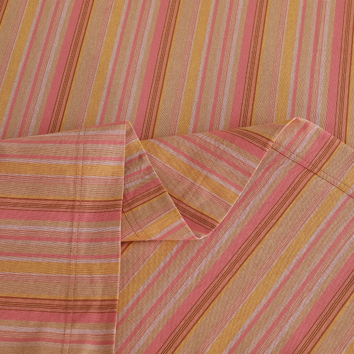 91家纺网 家纺一手货源 找家纺 织雅漫 2025新款高端帛丝系列全棉纯棉细纱老粗布床单 慕川-茜粉