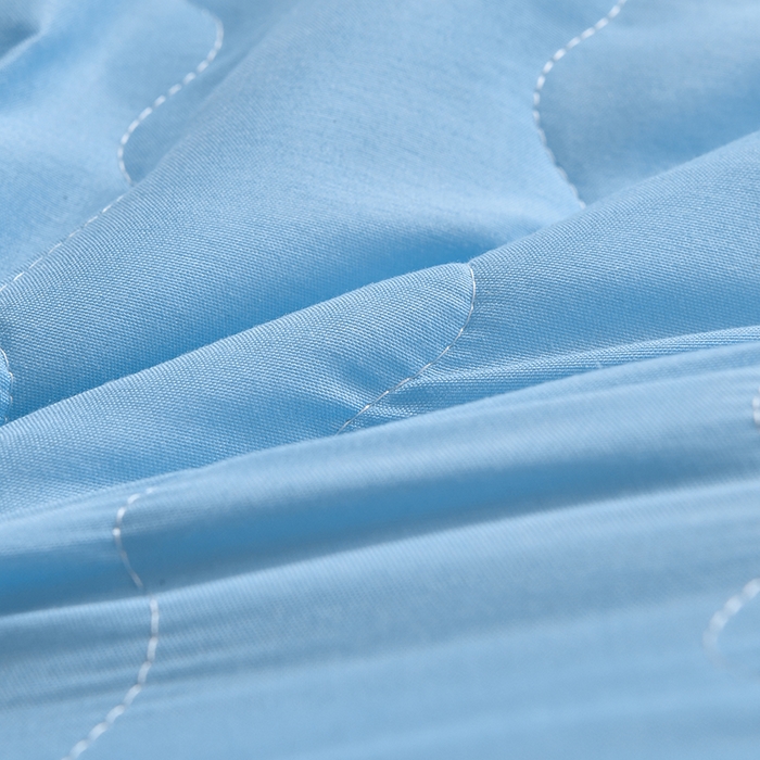 91家纺网 家纺一手货源 找家纺 织雅漫 2025新款水洗棉加厚床垫学生垫地铺睡垫 0.8*1.9水洗棉床垫厚度5cm 蓝色