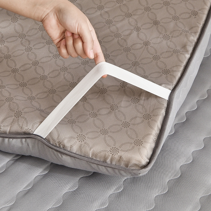 91家纺网 家纺一手货源 找家纺 织雅漫 2025新款水洗棉加厚床垫学生垫地铺睡垫 0.8*1.9水洗棉床垫厚度5cm 灰色