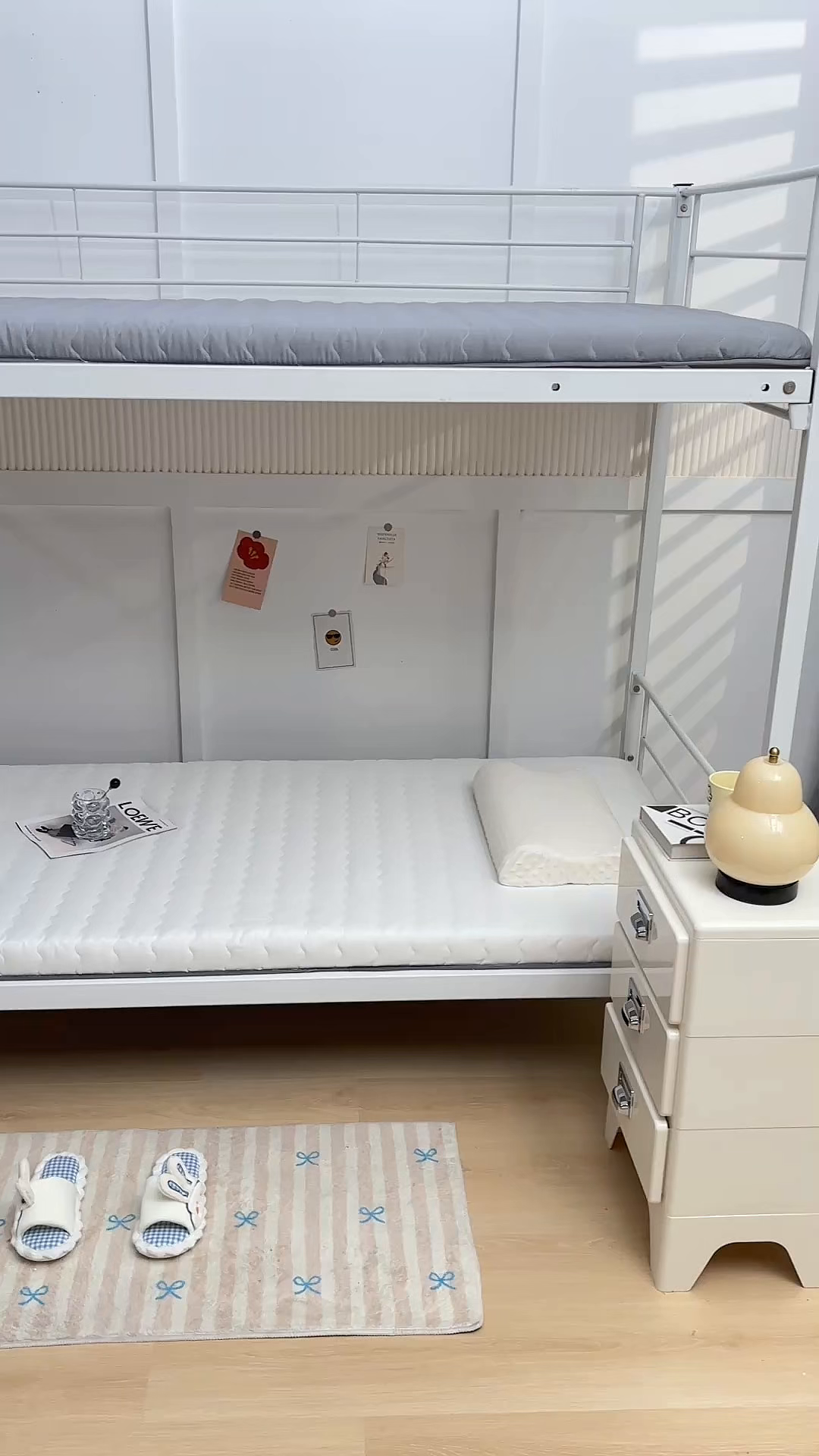 91家纺网 家纺一手货源 找家纺 织雅漫 2025新款水洗棉加厚床垫学生垫地铺睡垫 0.8*1.9水洗棉床垫厚度5cm 白色