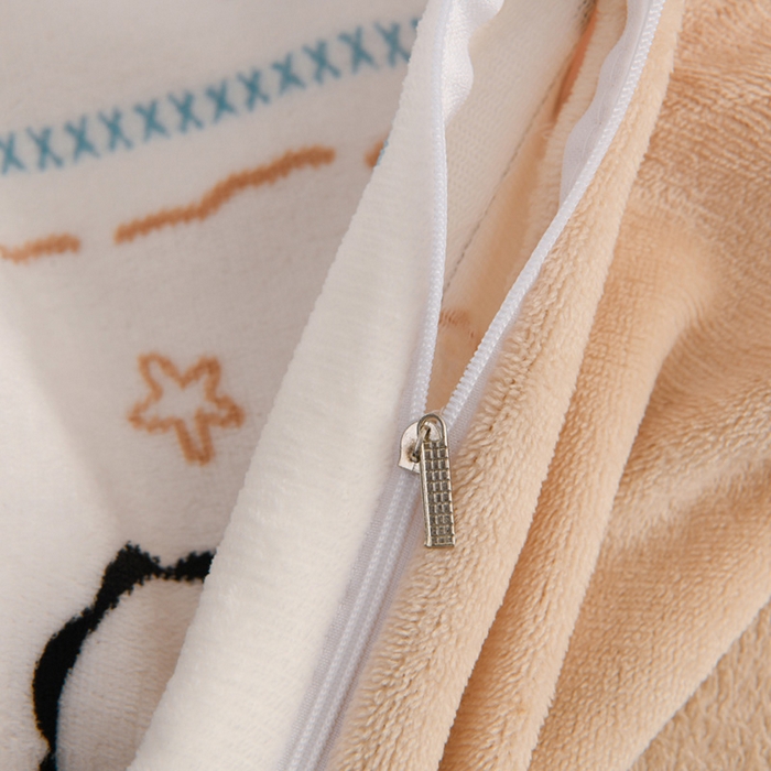 91家纺网 家纺一手货源 找家纺 三悦四季 2025新款A类牛奶绒印花四件套 萌宠小窝