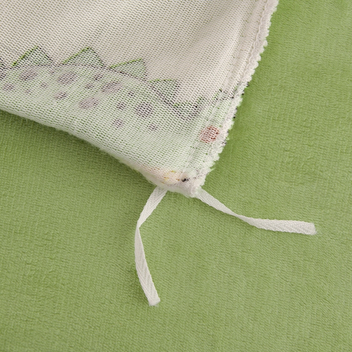 91家纺网 家纺一手货源 找家纺 三悦四季 2025新款A类牛奶绒印花四件套 萌龙大冒险