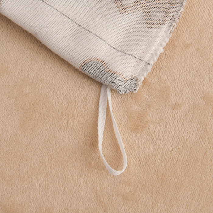 91家纺网 家纺一手货源 找家纺 三悦四季 2025新款A类牛奶绒印花四件套 格纹小熊