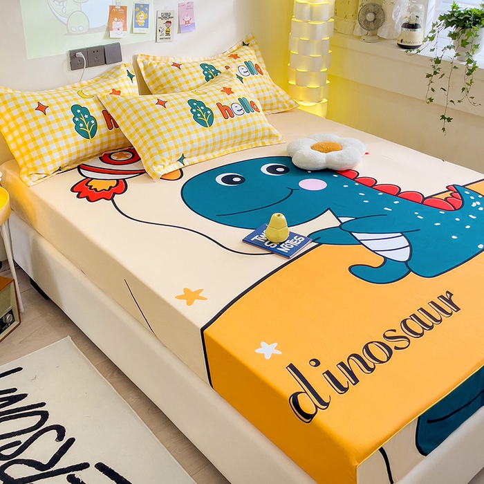 91家纺网 家纺一手货源 找家纺 （总）KT猫直营店 2024新款大版卡通单品床笠