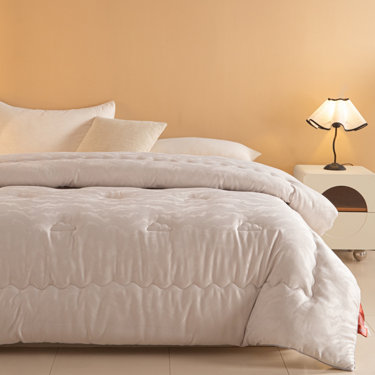 91家纺网 家纺一手货源 找家纺 （总）爱彼家纺 2025新款火山岩A类提花自发热抗菌被冬被-春秋被学生被子-系列二