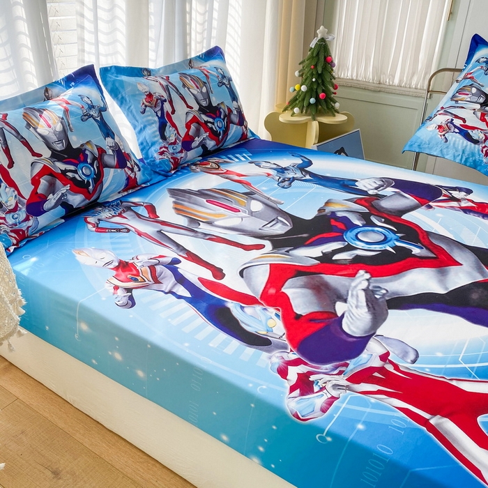 91家纺网 家纺一手货源 找家纺 （总）一电 2024新款卡通床单床笠棕垫床套防尘罩席床垫保护套卡通儿童上下床床单床笠-第二批