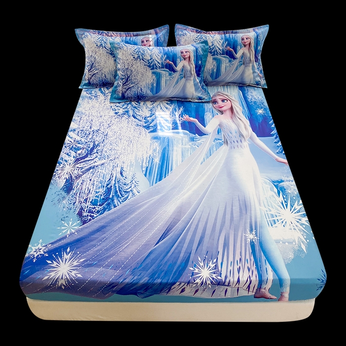 91家纺网 家纺一手货源 找家纺 一电 2024新款卡通床单床笠棕垫床套防尘罩席床垫保护套卡通儿童上下床床单床笠-第二批 皇后