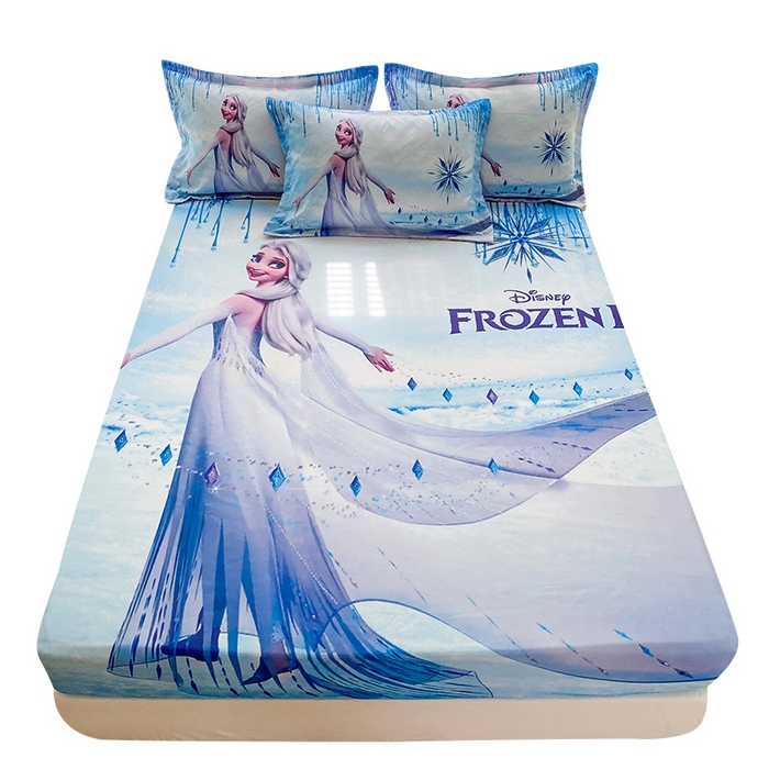 91家纺网 家纺一手货源 找家纺 一电 2024新款卡通床单床笠棕垫床套防尘罩席床垫保护套卡通儿童上下床床单床笠-第二批 女王