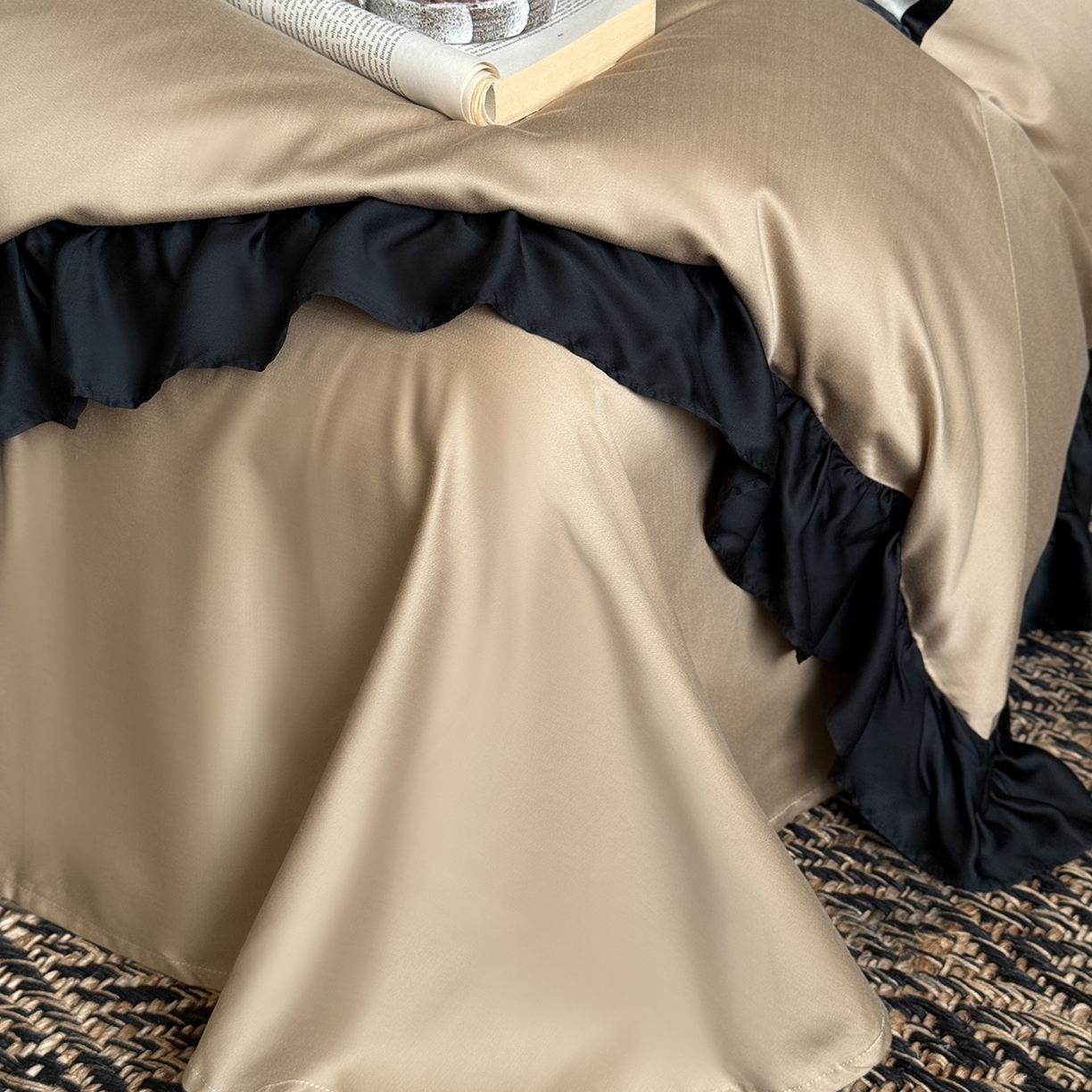 91家纺网 家纺一手货源 找家纺 （总）佳汐蓝家纺 2025秋冬新品天丝棉磨毛数码印花四件套--莱茵庄园