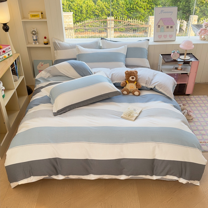 91家纺网 家纺一手货源 找家纺 （总）鑫宇 2025新款全棉纯棉13372小清新印花四件套