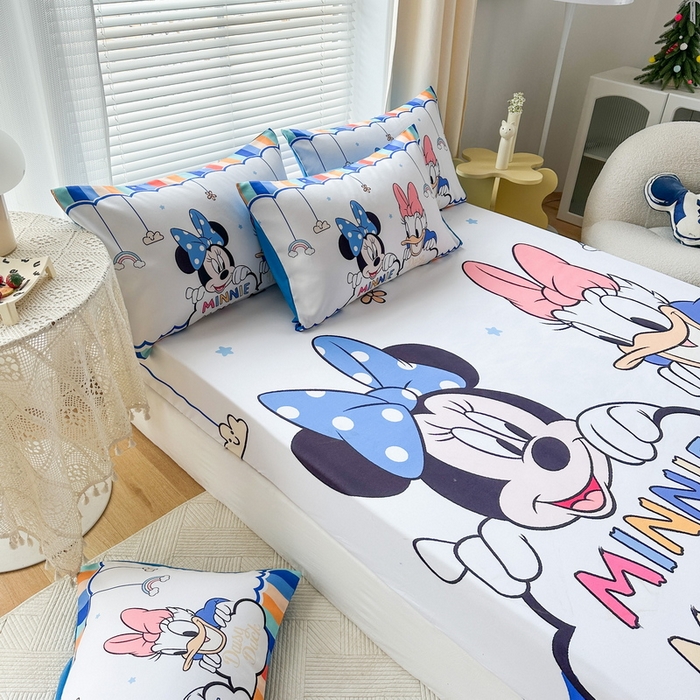 91家纺网 家纺一手货源 找家纺 （总）一电 2025卡通床单床笠棕垫床套防尘罩席床垫保护套卡通儿童上下床床单床笠第四批