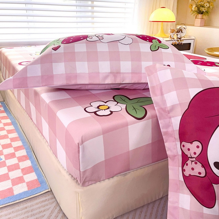 91家纺网 家纺一手货源 找家纺 （总）一电 2025卡通床单床笠棕垫床套防尘罩席床垫保护套卡通儿童上下床床单床笠第五批