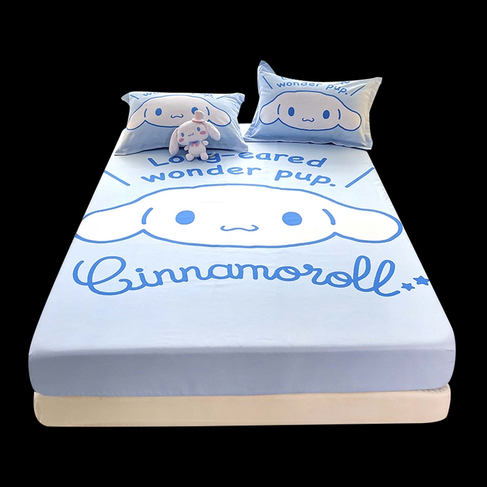 91家纺网 家纺一手货源 找家纺 一电 2025卡通床单床笠棕垫床套防尘罩席床垫保护套卡通儿童上下床床单床笠第五批 乖乖玉桂狗