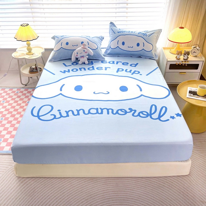 91家纺网 家纺一手货源 找家纺 一电 2025卡通床单床笠棕垫床套防尘罩席床垫保护套卡通儿童上下床床单床笠第五批 乖乖玉桂狗