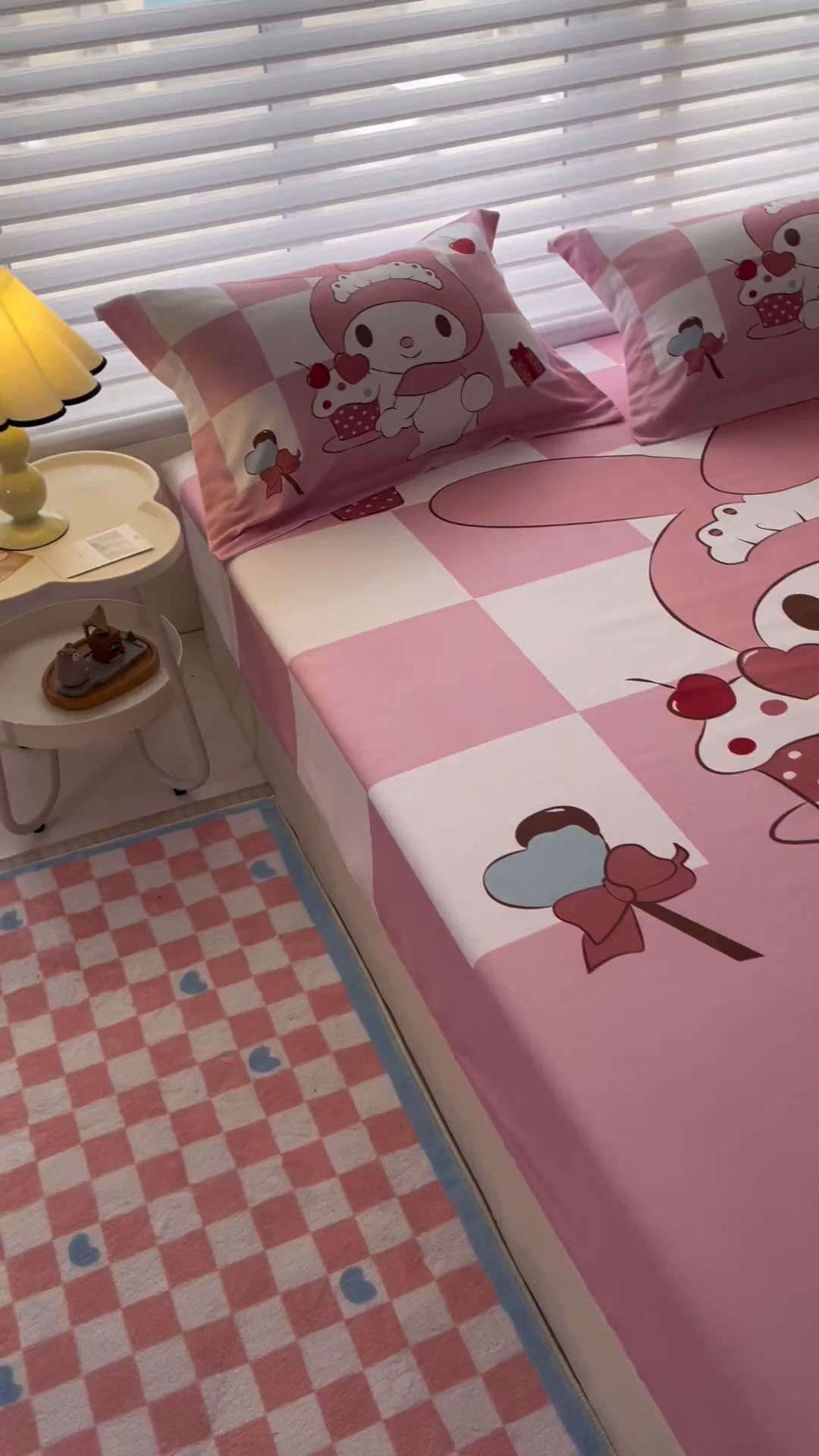 91家纺网 家纺一手货源 找家纺 一电 2025卡通床单床笠棕垫床套防尘罩席床垫保护套卡通儿童上下床床单床笠第五批 公主美乐蒂