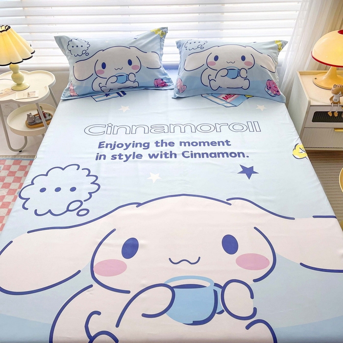 91家纺网 家纺一手货源 找家纺 一电 2025卡通床单床笠棕垫床套防尘罩席床垫保护套卡通儿童上下床床单床笠第五批 休息玉桂狗