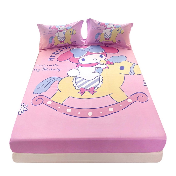 一电 2025卡通床单床笠棕垫床套防尘罩席床垫保护套卡通儿童上下床床单床笠第五批 小木马