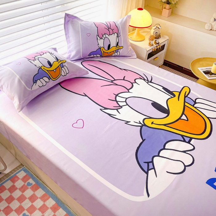 91家纺网 家纺一手货源 找家纺 一电 2025卡通床单床笠棕垫床套防尘罩席床垫保护套卡通儿童上下床床单床笠第五批 美西西