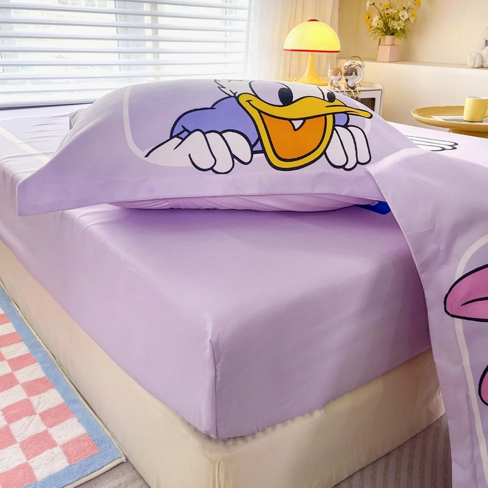 91家纺网 家纺一手货源 找家纺 一电 2025卡通床单床笠棕垫床套防尘罩席床垫保护套卡通儿童上下床床单床笠第五批 美西西