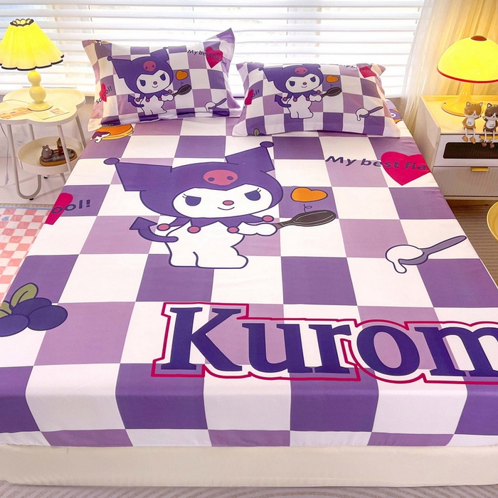 一电 2025卡通床单床笠棕垫床套防尘罩席床垫保护套卡通儿童上下床床单床笠第五批 库洛米厨神