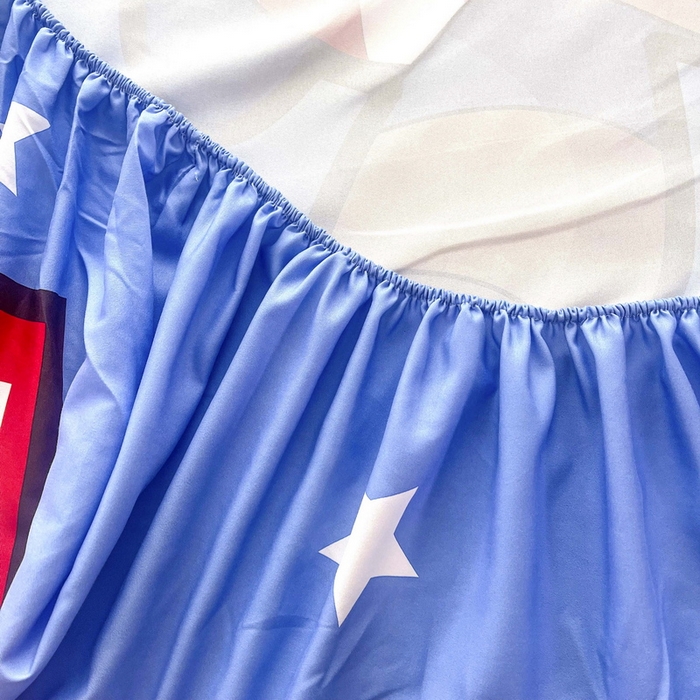 91家纺网 家纺一手货源 找家纺 一电 2025卡通床单床笠棕垫床套防尘罩席床垫保护套卡通儿童上下床床单床笠第五批 英雄队长